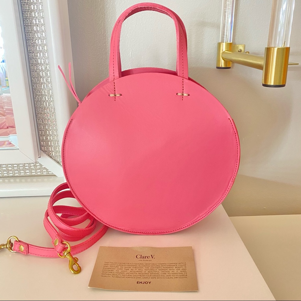 Clare V. Petit Alistair Crossbody Bag NWT - Pink